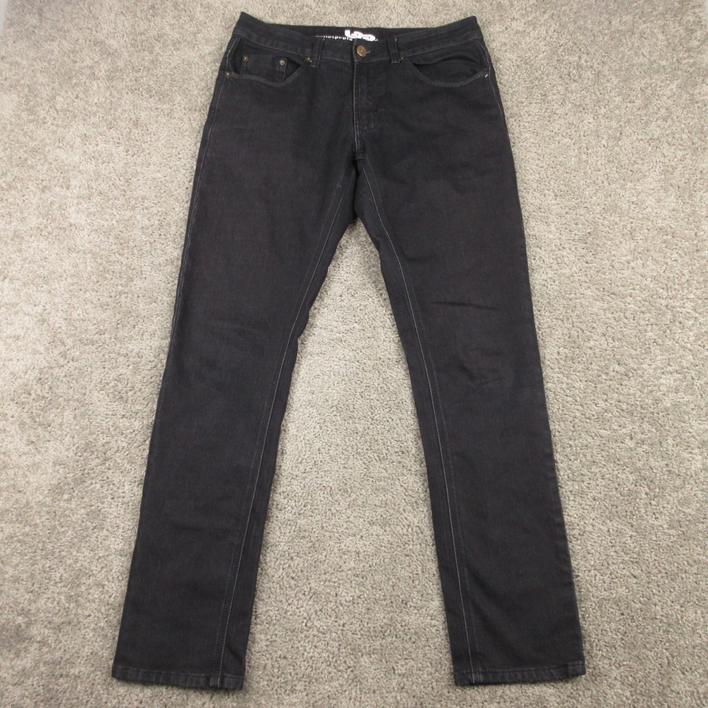 Bulltetprufe Jeans Mens 30x34 Black Flex Stretch Regular Straight Denim Pants